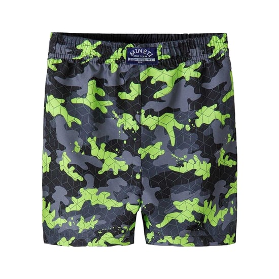 Minoti Jongens Abstract Camo Zwemshort (Groen/Zwaar) - Image 2