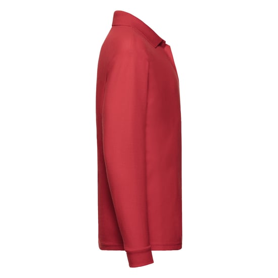 Fruit of the Loom Polo shirt met lange mouwen voor kinderen/Kinderen (Rood) - Image 3