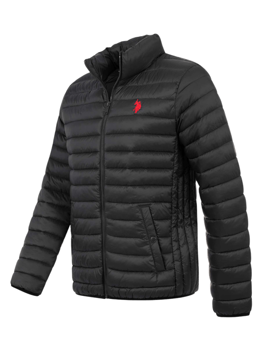 U.S. Polo Assn. men’s quilted jacket with stand-up collar - Image 2