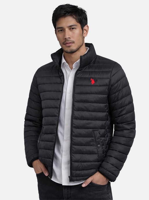 U.S. Polo Assn. men’s quilted jacket with stand-up collar - Image 5