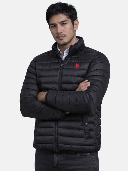 U.S. Polo Assn. men’s quilted jacket with stand-up collar - Image 6