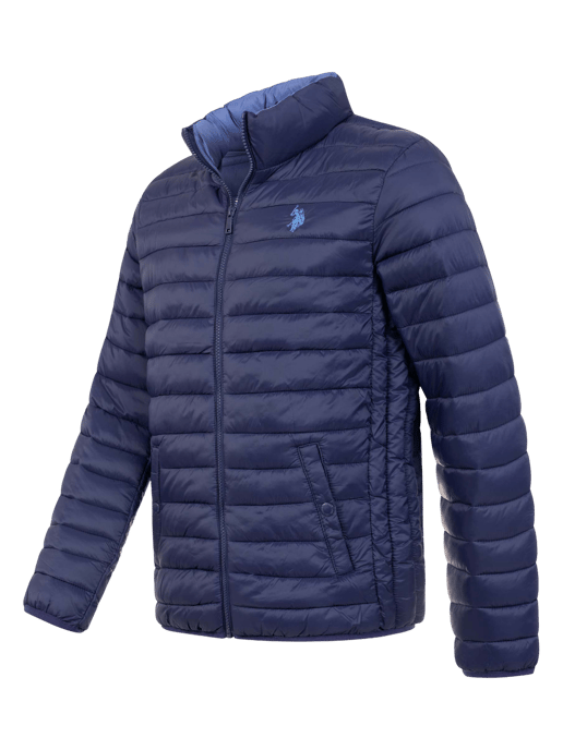 U.S. Polo Assn. men’s quilted jacket with stand-up collar - Image 2