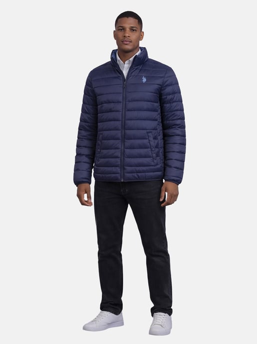 U.S. Polo Assn. men’s quilted jacket with stand-up collar - Image 4
