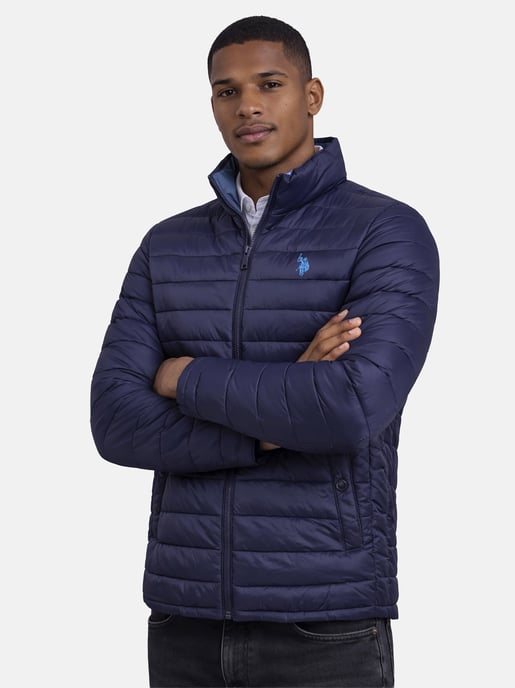 U.S. Polo Assn. men’s quilted jacket with stand-up collar - Image 6
