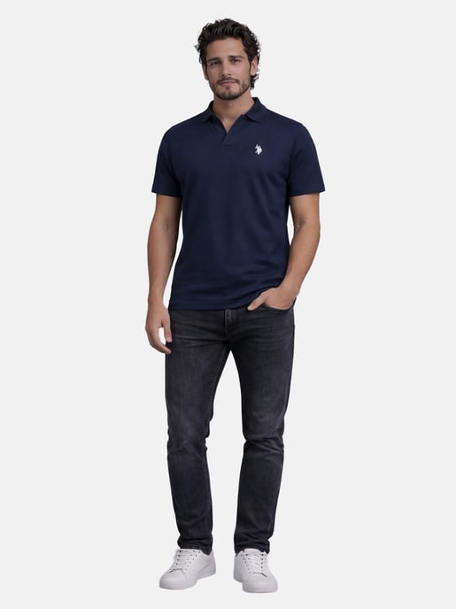 U.S. Polo Assn. heren poloshirt met open kraag - Image 4