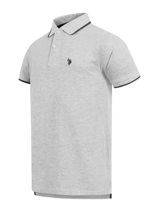 U.S. Polo Assn. heren poloshirt van katoen met contrastdetails - Image 2