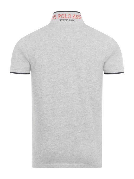 U.S. Polo Assn. heren poloshirt van katoen met contrastdetails - Image 3