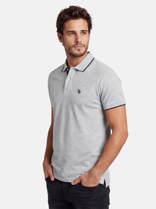 U.S. Polo Assn. heren poloshirt van katoen met contrastdetails - Image 6