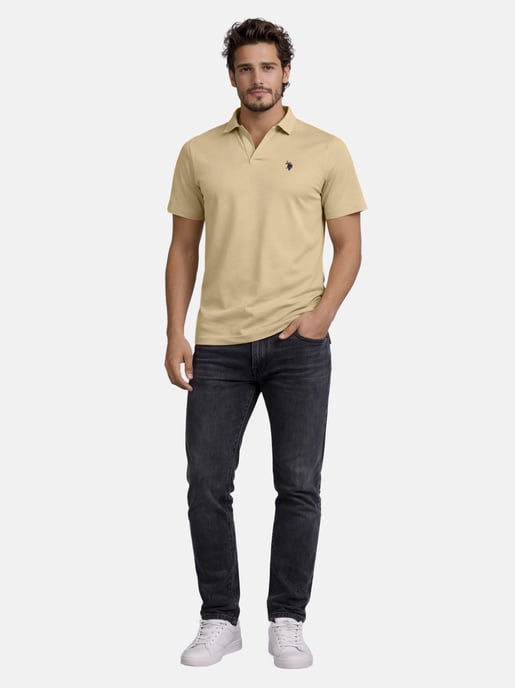 U.S. Polo Assn. heren poloshirt met open kraag - Image 4