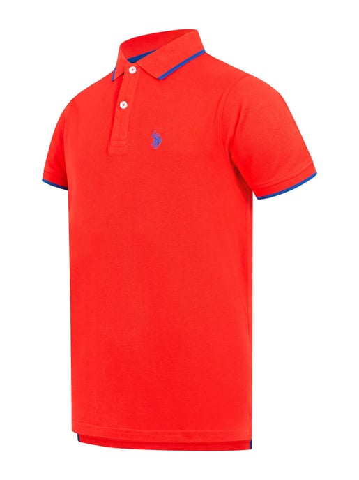 U.S. Polo Assn. heren poloshirt van katoen met contrastdetails - Image 2