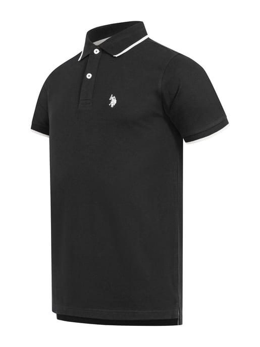 U.S. Polo Assn. heren poloshirt van katoen met contrastdetails - Image 2