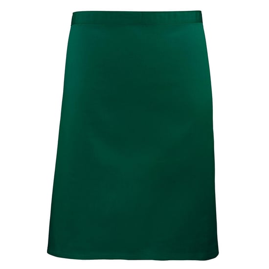 Premier Unisex Adult Colours Collection Mid Length Waist Apron (Bottle Green) - Image 1