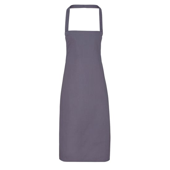Premier Organic Cotton Bib Apron (Dark Grey) - Image 1