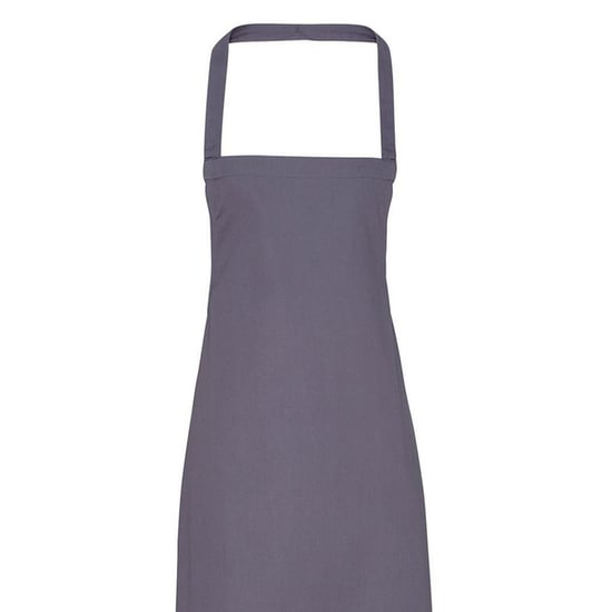 Premier Organic Cotton Bib Apron (Dark Grey) - Image 2