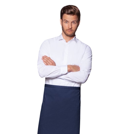 Karlowsky Basic Bistro Contrast Schort (Marine) - Image 2