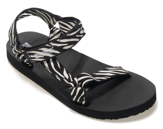 Regatta Womens Flat Sandals Vendeavour Adjustable Strap zebra - Image 1