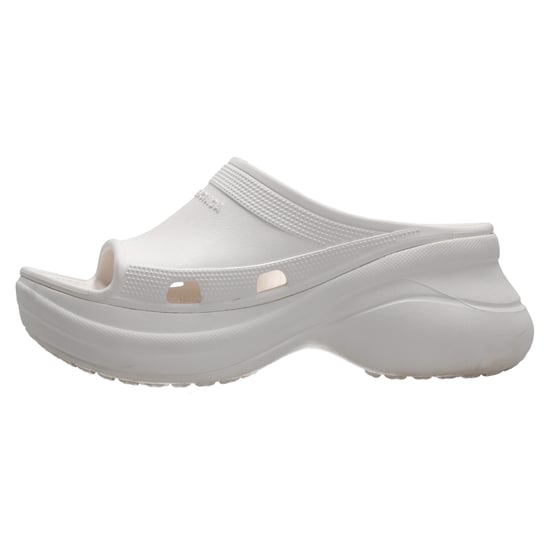 Balenciaga x Crocs Pool Slide Sandalen in wit rubber - Image 2