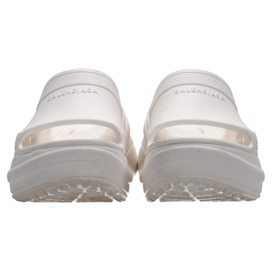 Balenciaga x Crocs Pool Slide Sandalen in wit rubber - Image 4