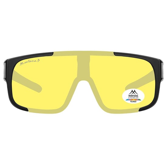 Montana Shield Unisex Fit Over Matte Black Yellow Polarized FO9 - Image 2