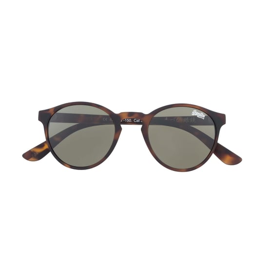 Superdry Round Unisex Matte Tortoise Grey SDS Saratoga - Image 1