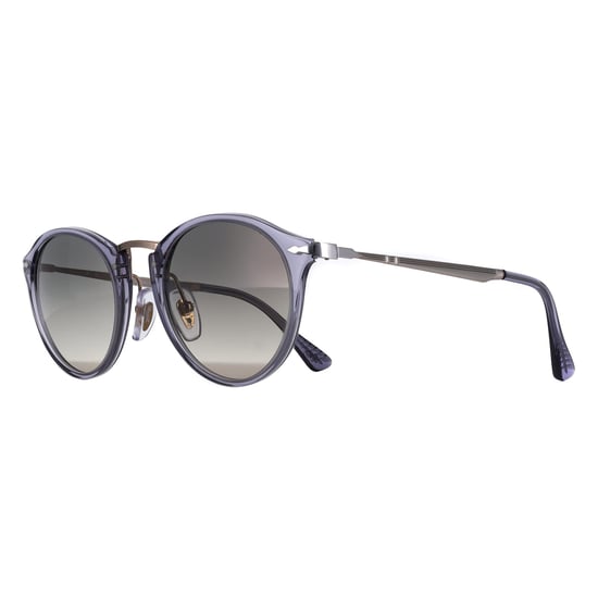 Persol Round Unisex Transparent Ocean Clear Gradient Grey PO3166S - Image 2