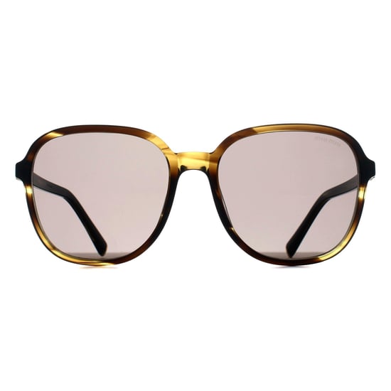 Miu Miu Square Womens Striped Loden Dark Grey MUB01S - Image 1