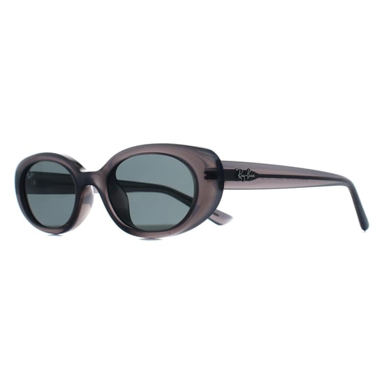 Ray-Ban Oval Womens Transparent Grey Dark Grey RB4441D - Image 2