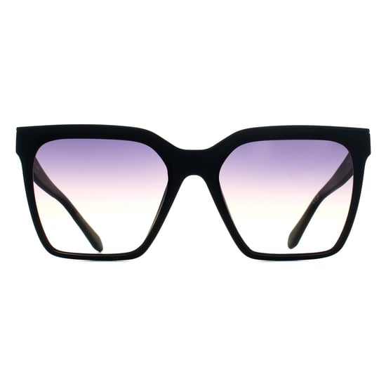 Quay Square Womens Matte Black Dusk Poppy Gradient Level Up - Image 1