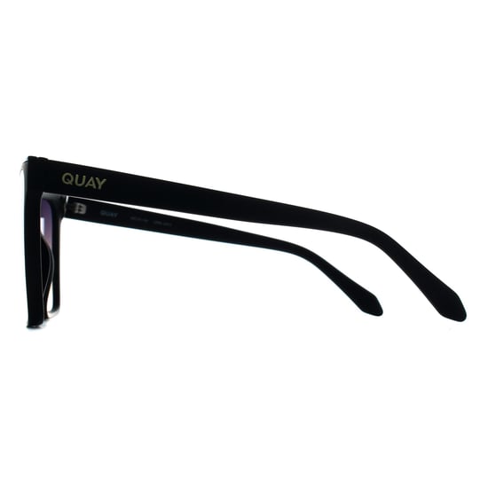 Quay Square Womens Matte Black Dusk Poppy Gradient Level Up - Image 3