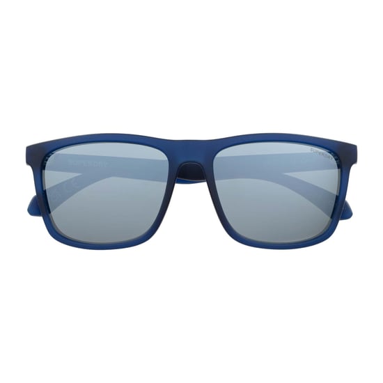 Superdry Rectangle Mens Frosted Dark Blue Silver Mirror SDS-5015 - Image 1