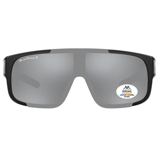 Montana Shield Unisex Fit Over Matte Black Silver Revo Mirror Polarized FO9 - Image 2