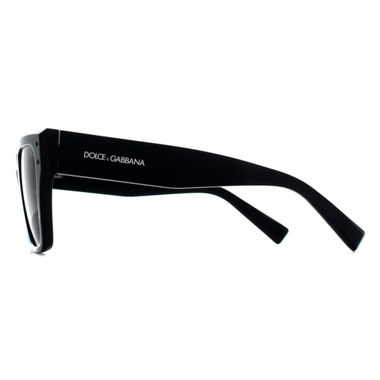 Dolce & Gabbana Square Womens Black Dark Grey DG4471 - Image 3
