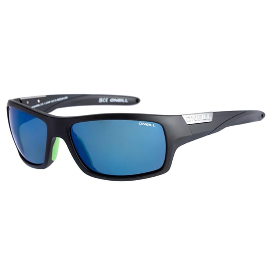 O'Neill Wrap Mens Matte Black Blue Mirror Polarized ONS Barrel 2.0 - Image 2