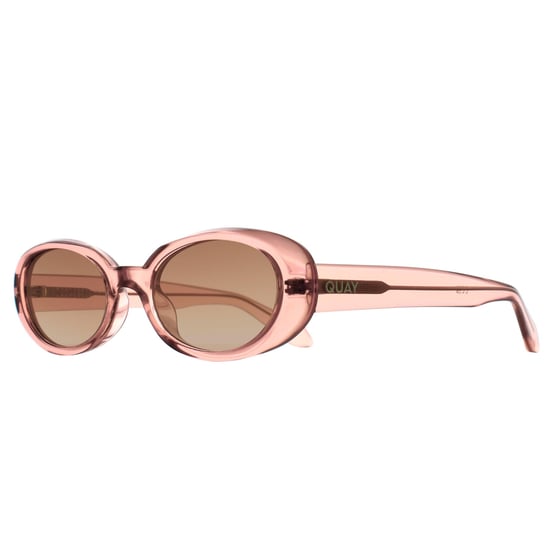 Quay Oval Womens Pale Rose Sepai Brown Gradient Felt Cute - Image 2