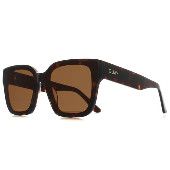 Quay Square Womens Dark Tortoise Brown Drive In - Image 2