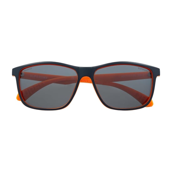 Superdry Rectangle Mens Matte Navy Orange Grey Polarized SDS-5014 - Image 1