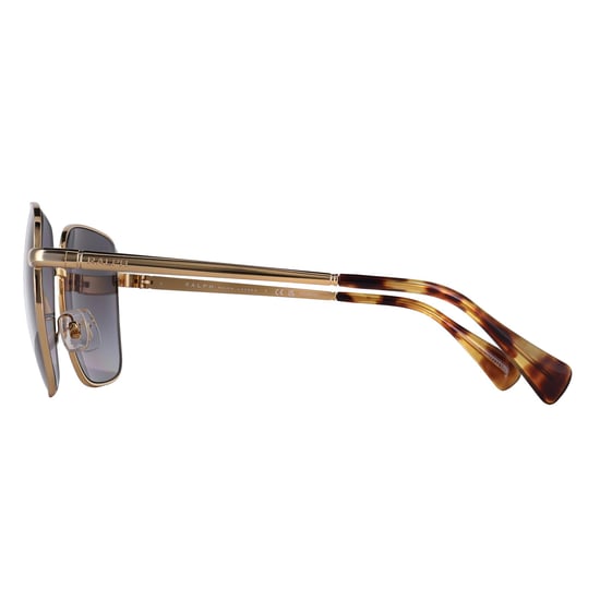 Ralph by Ralph Lauren Square Womens Shiny Gold Grey Gradient Polarized RA4142 - Image 3