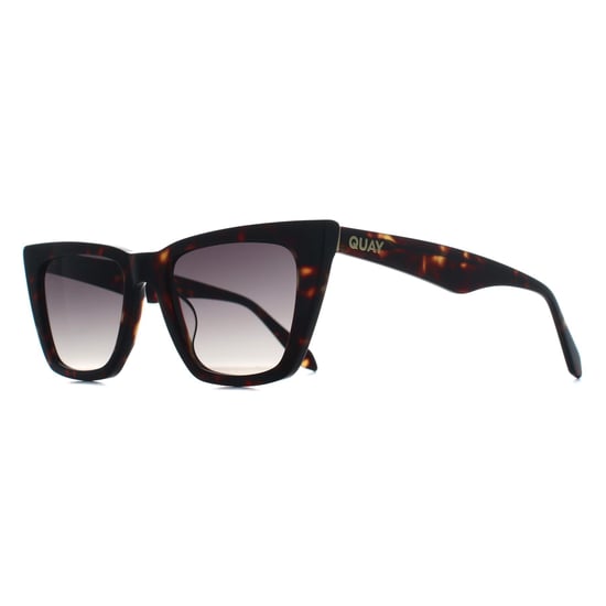 Quay Cat Eye Womens Dark Tortoise Smoke Transparent Call The Shots - Image 2