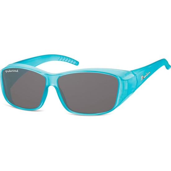 Montana Rectangle Unisex Fit Over Matte Blue Smoke Polarized FO4 - Image 1