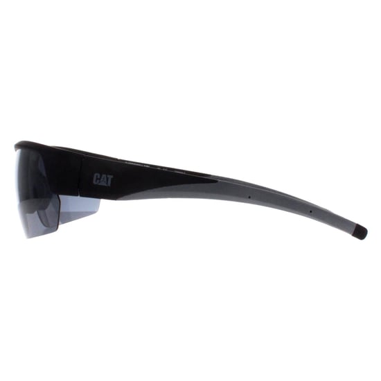 Caterpillar Semi Rimless Mens Matte Black Solid Smoke Polarized CTS-8022 - Image 3