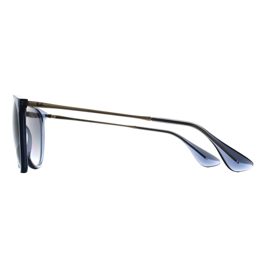 Ray-Ban Round Womens Transparent Blue Grey Gradient Polarized RB4171 Erika - Image 3