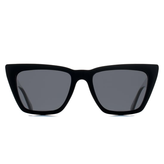 Quay Cat Eye Womens Black Smoke Polarized Call The Shots - Image 1