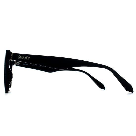 Quay Cat Eye Womens Black Smoke Polarized Call The Shots - Image 3