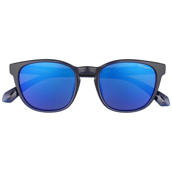 Superdry Round Mens Transparent Blue Blue Revo Mirror SDS-5038 - Image 1