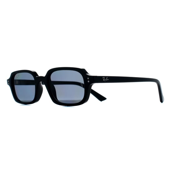 Ray-Ban Rectangle Unisex Black Dark Grey Polarized RB4455 Zuri - Image 2