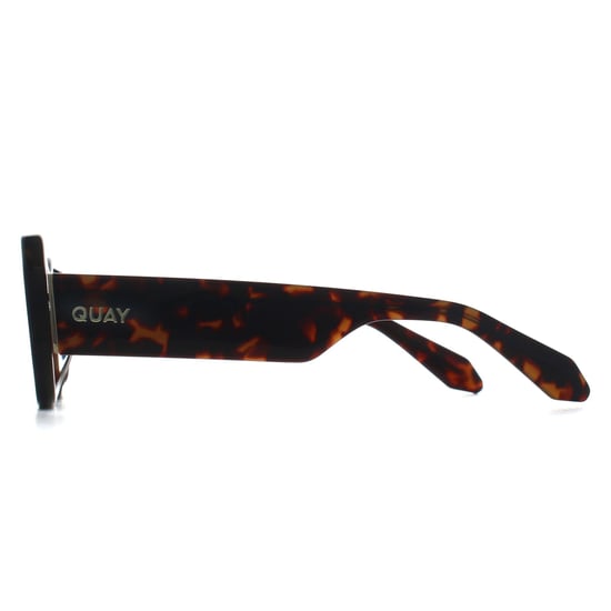 Quay Rectangle Womens Coffee Tortoise Brown Hyped Up - Image 3