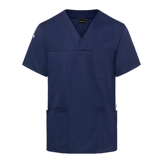 Karlowsky Heren Essential Werk tuniek met korte mouwen (Marine) - Image 1