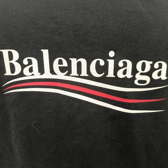 Balenciaga Political Campaign Medium Fit Hoodie in Black Cotton - Image 4