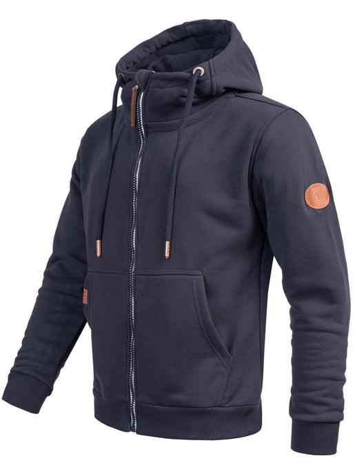 Alessandro Salvarini heren sweatvest AS292 met capuchon en ritssluiting - Image 3