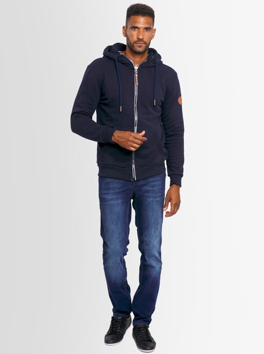 Alessandro Salvarini heren sweatvest AS292 met capuchon en ritssluiting - Image 5